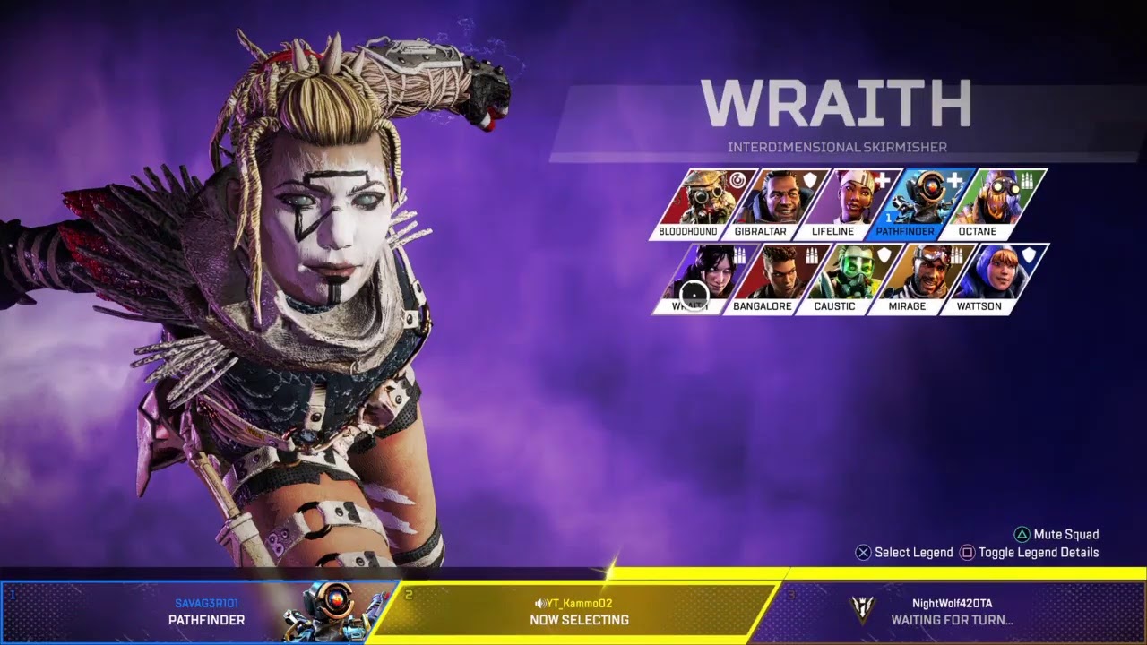 Diamond gameplay with wraith