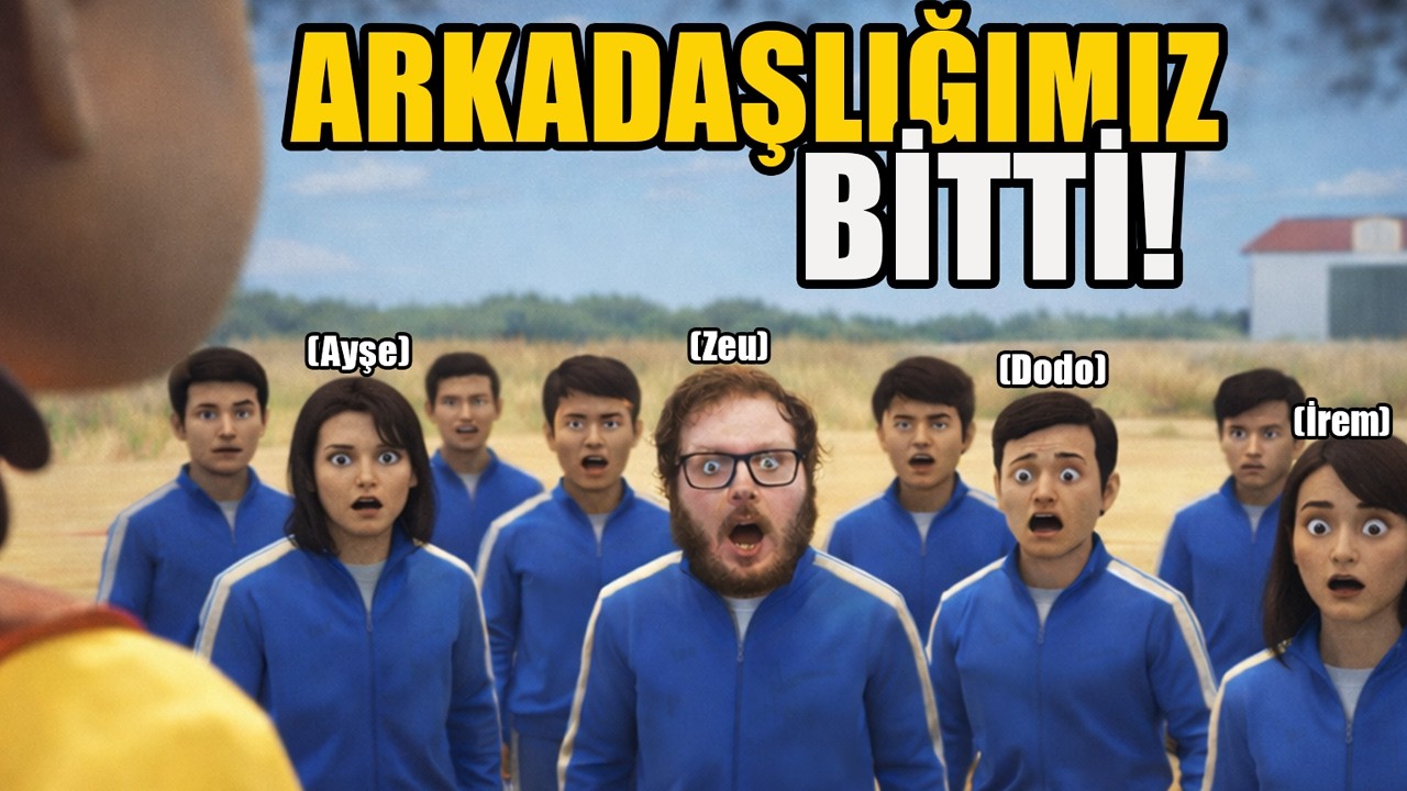 ARKADAŞLIĞIMIZI BİTİREN SQUİD GAME OYUNU! CRAB GAME OYNADIK