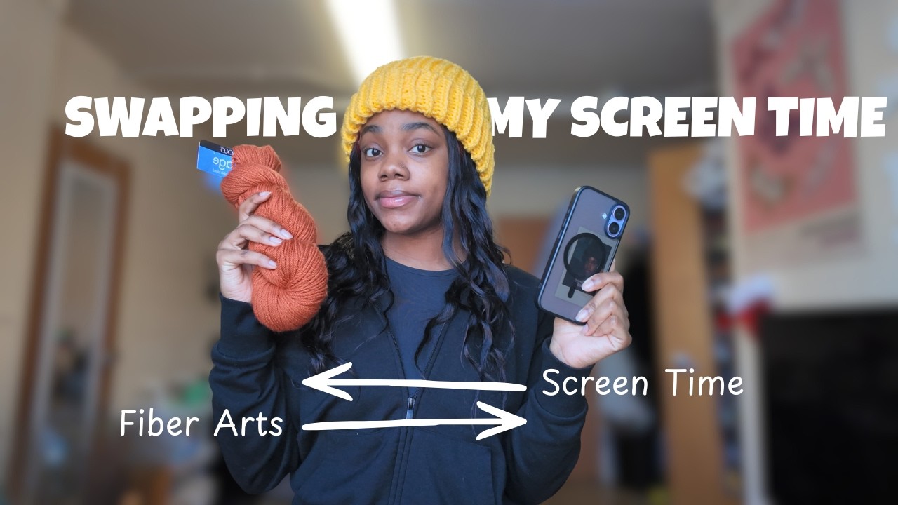 Swapping Screen Time For Fiber Arts