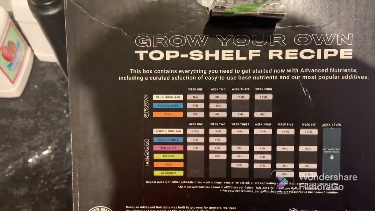 Advanced nutrients starter box Full of nice goodie&rsquo;s. Indoor Grow.￼