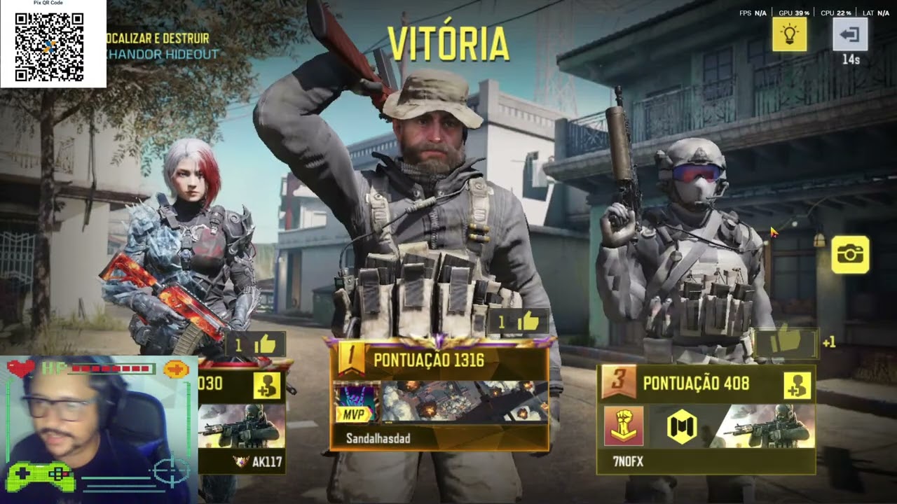 Call of Duty: Mobile- Modos semanais Localizar e d3struir, PARTIDA DISPUTADO PONTO A PONTO