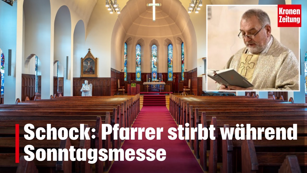 Schock: Pfarrer stirbt während Sonntagsmesse | krone.tv NEWS