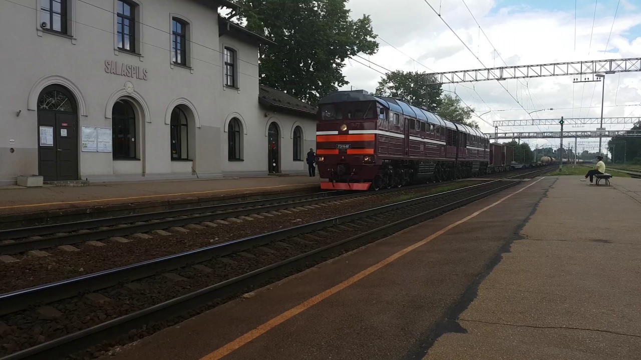 2ТЭ116-997 на станции Саласпилс