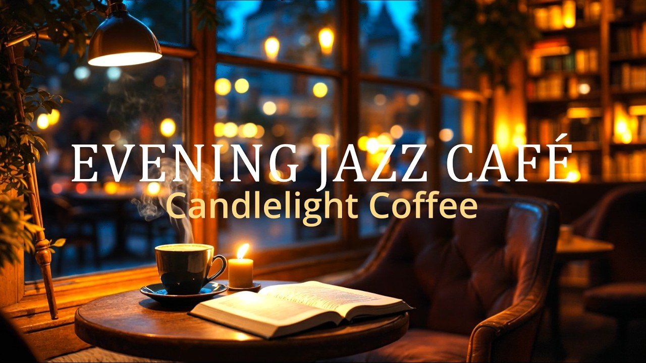 🎷 Вечернее джазовое кафе: почувствуйте магию атмосферы при свечах! 🌙