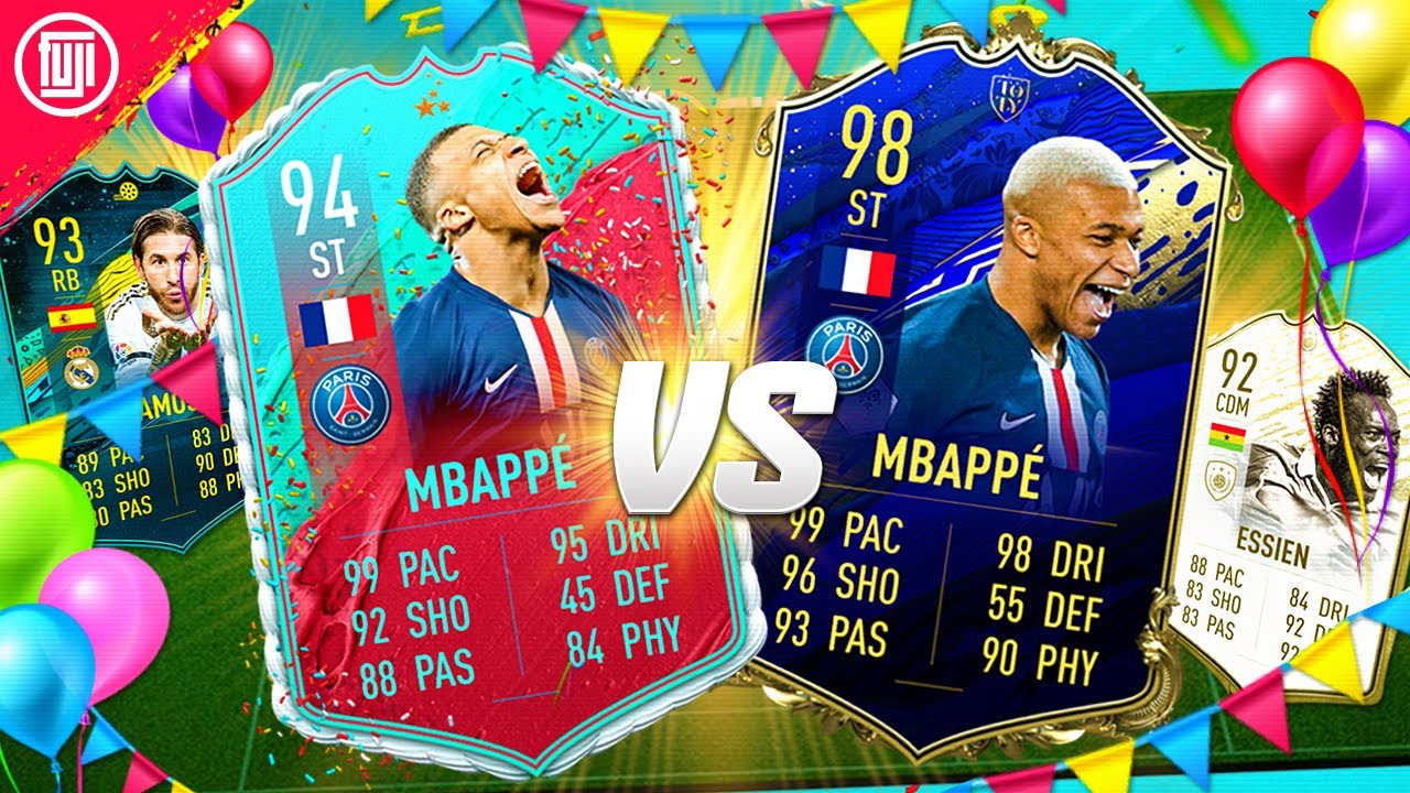 THE FRENCH R9?!? FUT BIRTHDAY MBAPPE vs TOTY MBAPPE!!! - FIFA 20 Ultimate Team