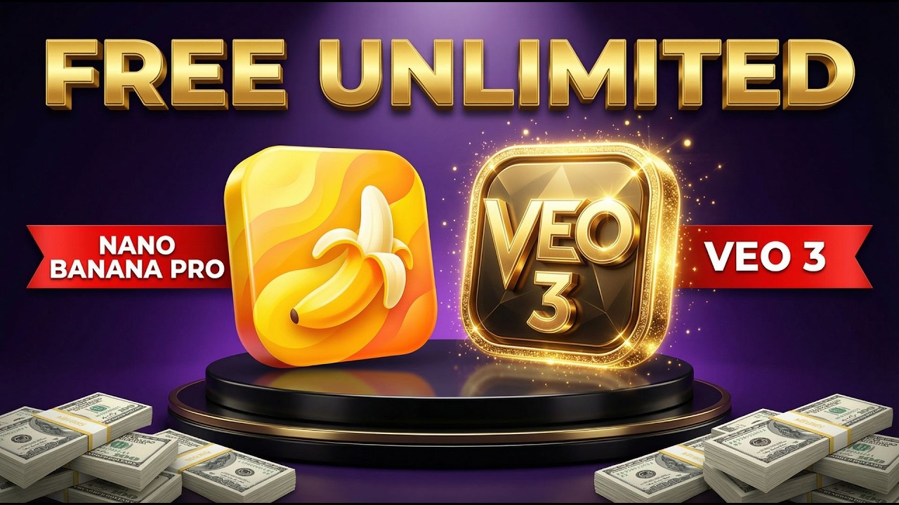 Veo 3 FREE & Nano Banana FREE Unlimited | New AI Video Tools 2026 Without Any Limits