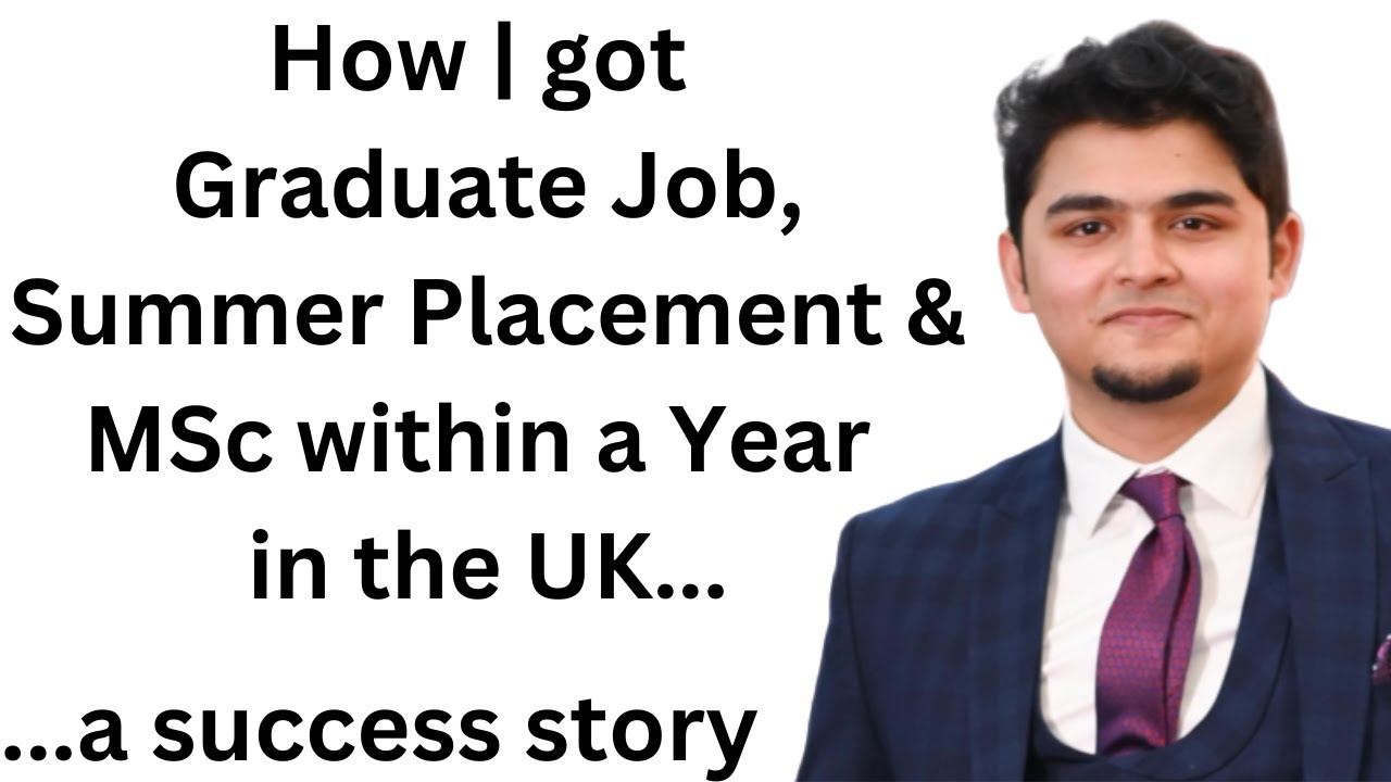 How to get Sponsored Graduate Jobs in the UK | A success story | JK Civil Engineer