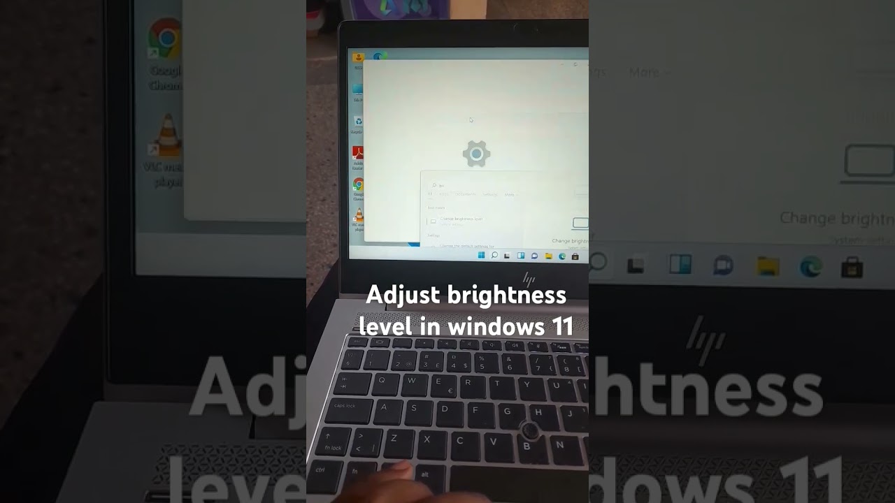 Adjust Screen Brightness in Windows 11 #windows11 #computertips