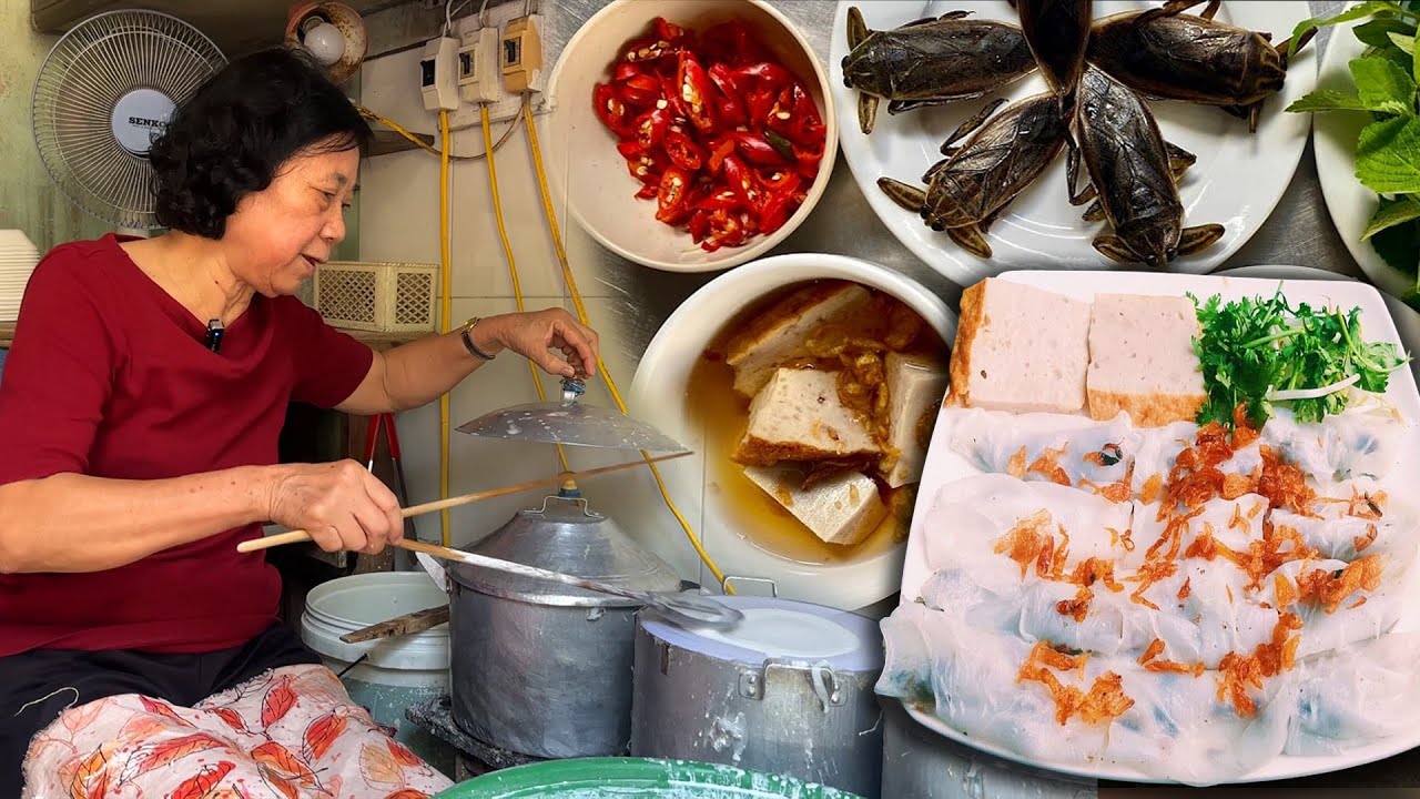 Как приготовить Бань Куон, вьетнамские рисовые роллы