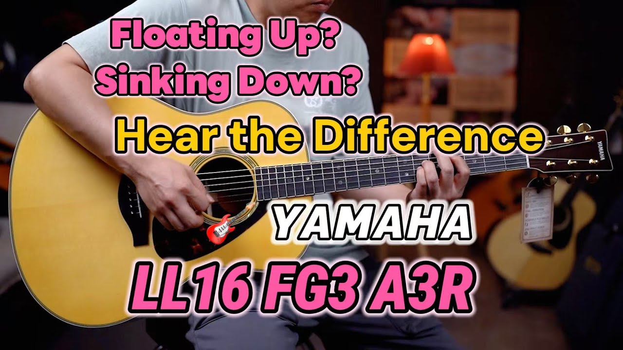 Can You Hear the Difference? Yamaha LL16 vs A3R — Plus the FG3 Joins the Battle!