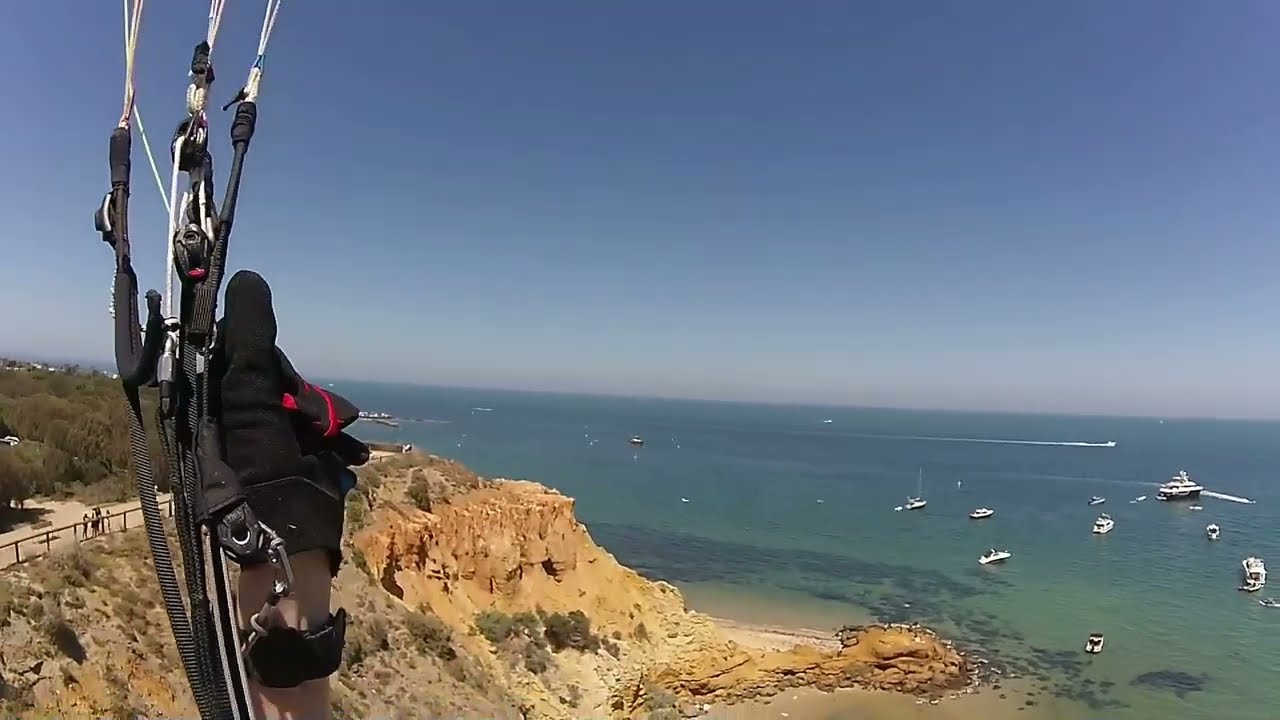 260126 Paragliding Red Bluff Sandringham Victoria Australia Day
