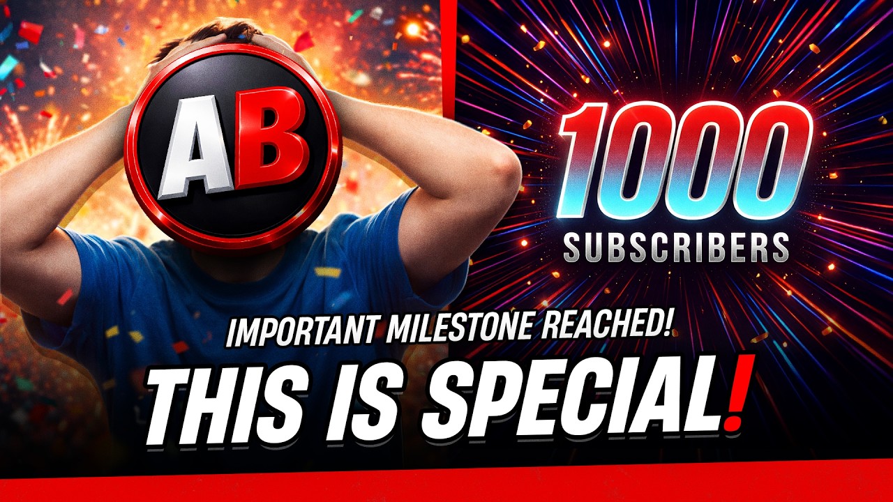 1000 Subscribers…Thank You! 🎉