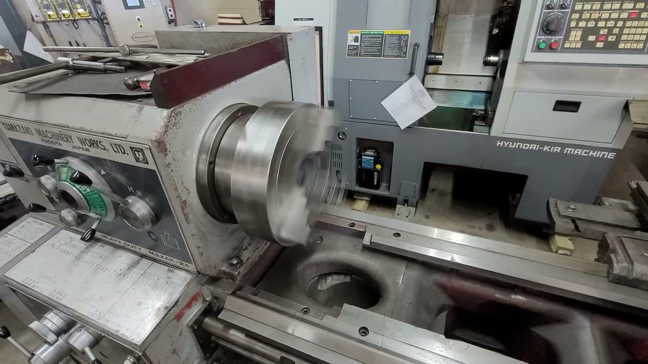 Mazak 24/35 x 120 Gap Bed Engine lathe