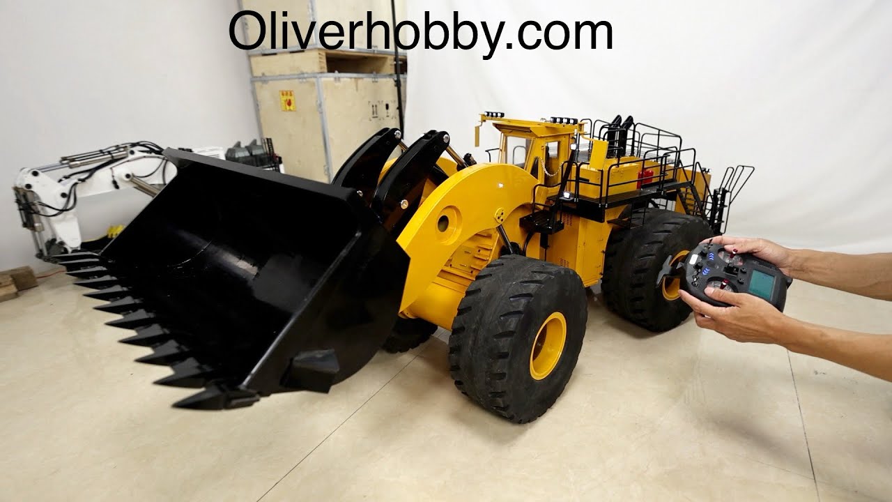 How to operate 1/14 L2350RC Loader, see st8 radio settings