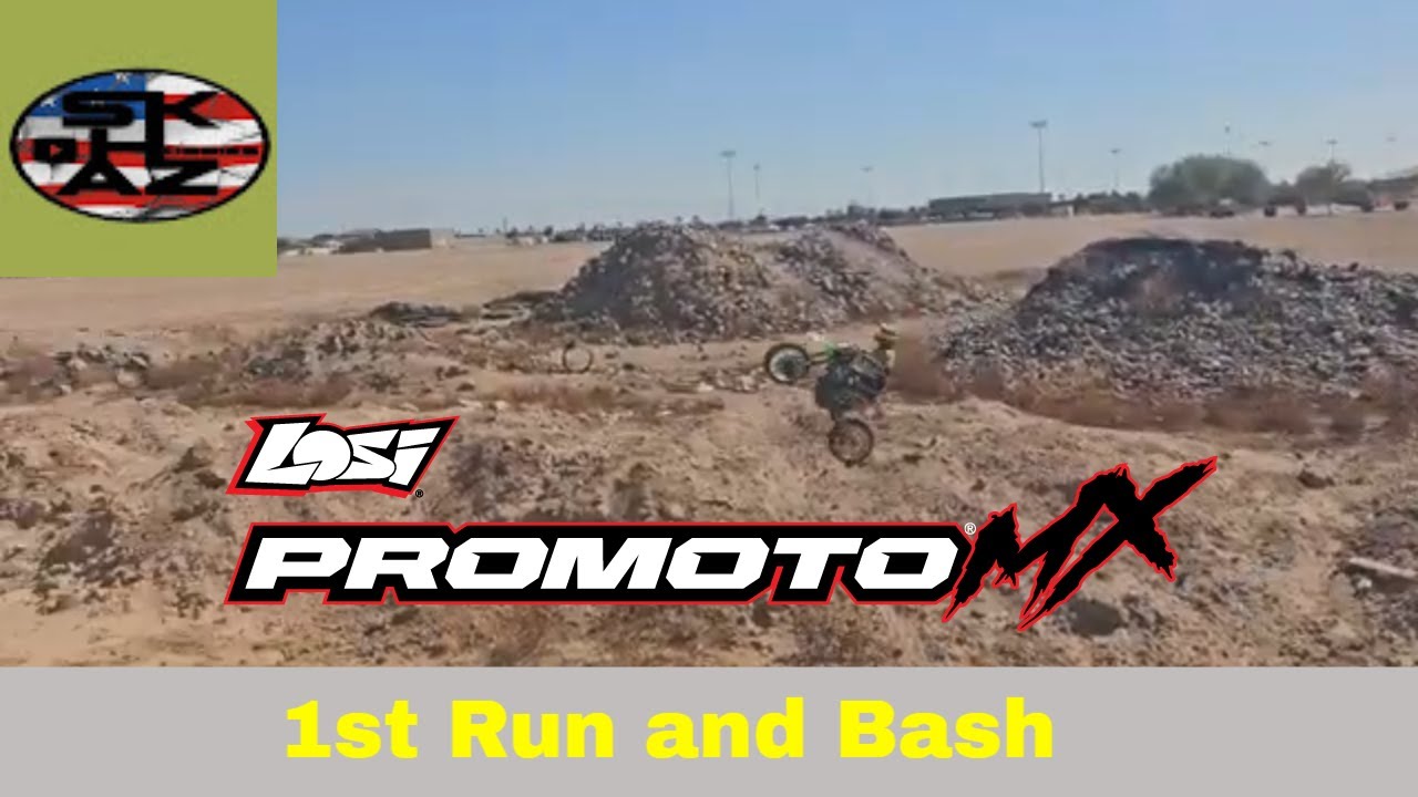 Wild Ride With The Losi Promoto Mx On Its Debut! Watch Now!