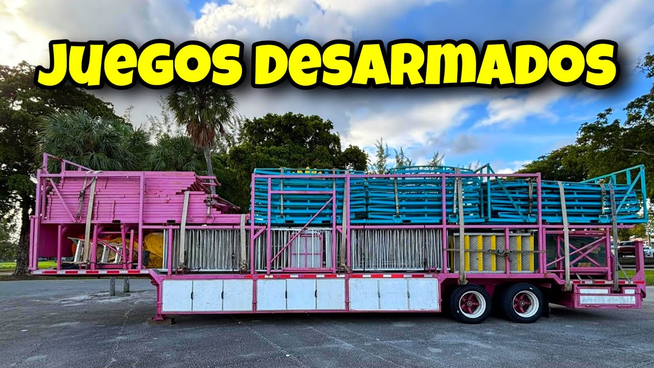 JUEGOS MEC&Aacute;NICOS DESARMADOS DE TODO EL MUNDO/CAMIONES DE FERIAS unarmed amusement rides