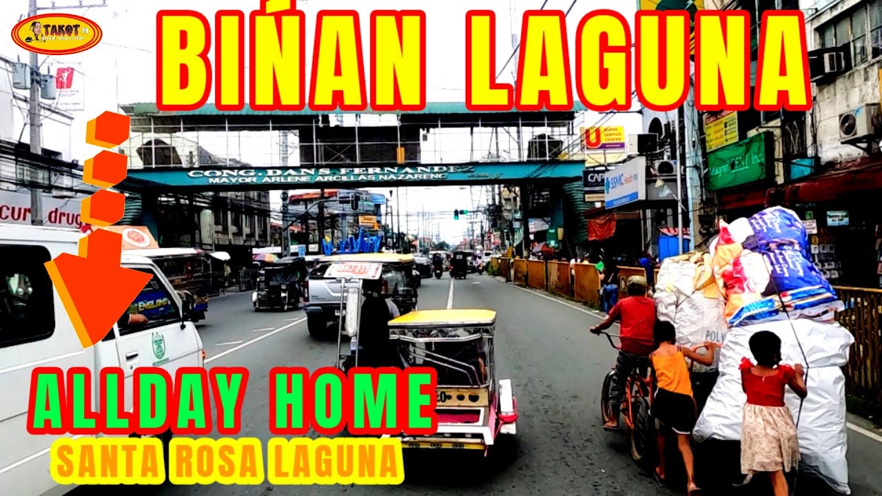 DRIVING FROM BIÑAN TO STA. ROSA LAGUNA PROVINCE | PHILIPPINES