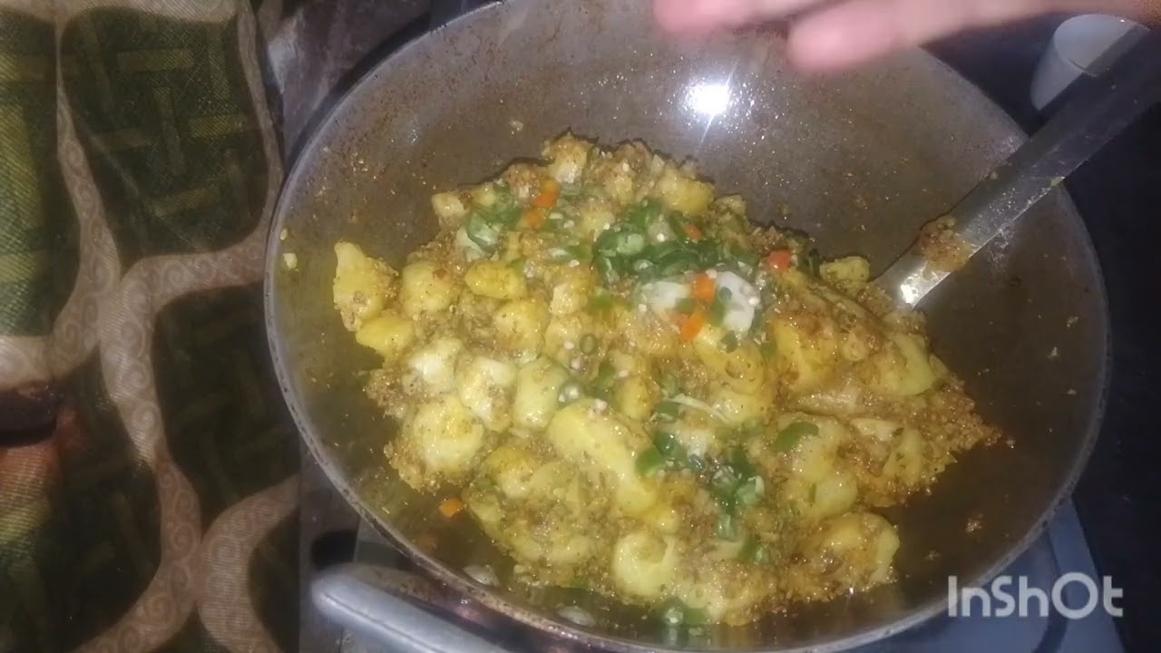 Aalu ki masale wali sabji 🤤👌🤤