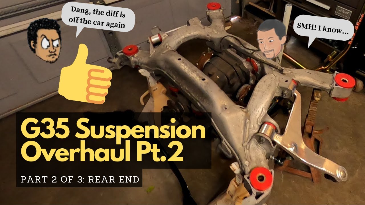 Модернизация подвески G35 (часть 2, задняя часть)
