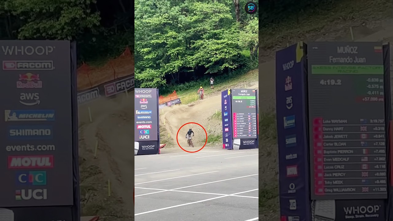 &ldquo;This Cyclist Exposed Something Suspicious! 😳&rdquo; (🎥_@uci_mtbworldseries) #viralvideo #viralshorts