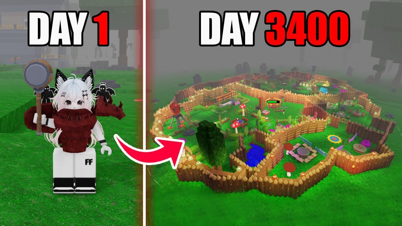 3400 Days to Build a Best Base in 99 Nights in The Forest