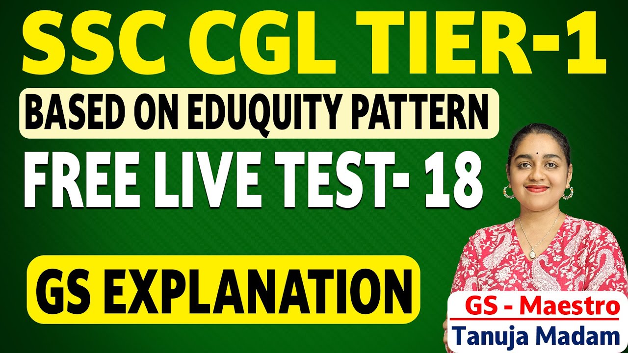 ALL INDIA LIVE MOCK-18 GS EXPLANATION | BY TANUJA MADAM || EVEREST COACHING POINT