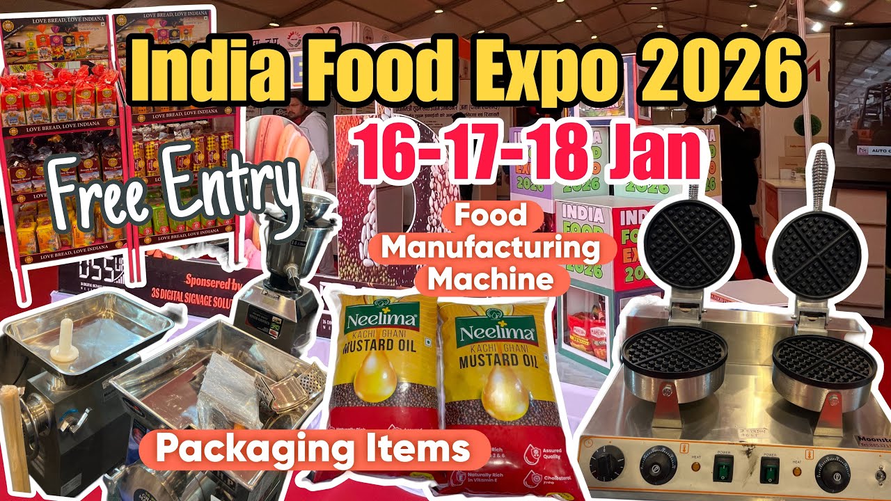 India Food Expo 2026 | Lucknow | Food Business Opportunity 🔥| Food Exhibition | Full Business Setup