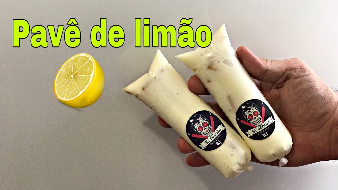 Geladinho gourmet -PAVÊ DE LIMÃO
