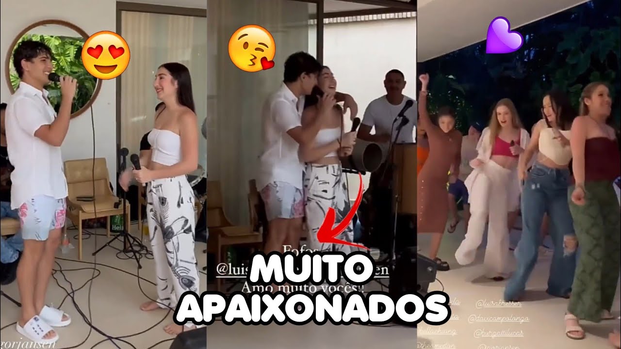 IGOR JANSEN E LUÍSA BRESSER CANTAM JUNTINHOS E APAIXONADOS | imagens não autorais