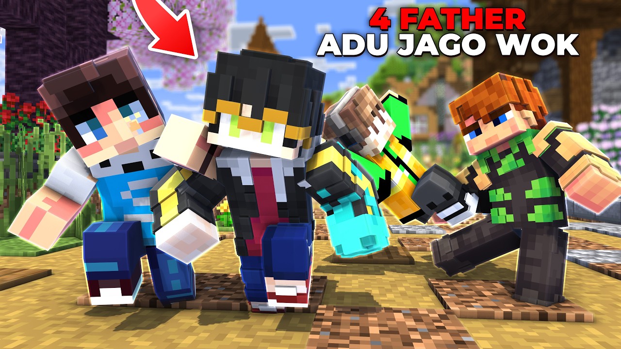 😈 ADU SKILL 4 FATHER! Minigames Battle Paling KOCAK!! 💥🎮