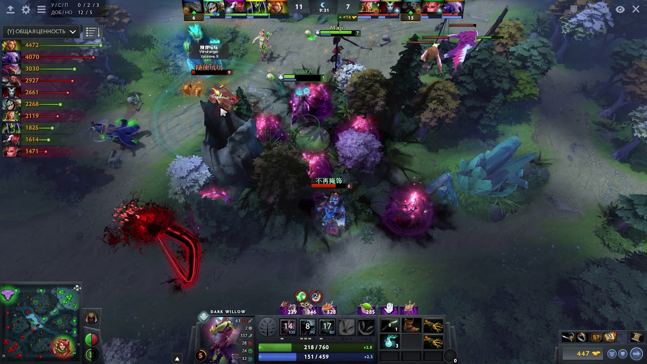 Dota 2 -SUPPORT 5- Dark Willow/xNova