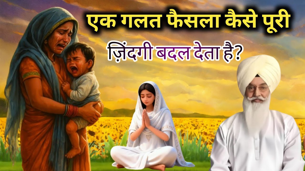 एक गलत फैसला कैसे पूरी ज़िंदगी बदल देता है? | सही निर्णय की सच्ची साखी 🌿 Radha Soami Sakhi । 2026