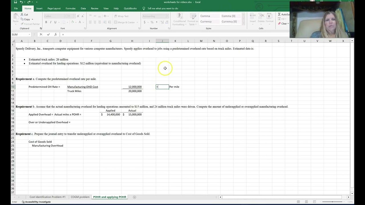 Calculate Predetermined Overhead