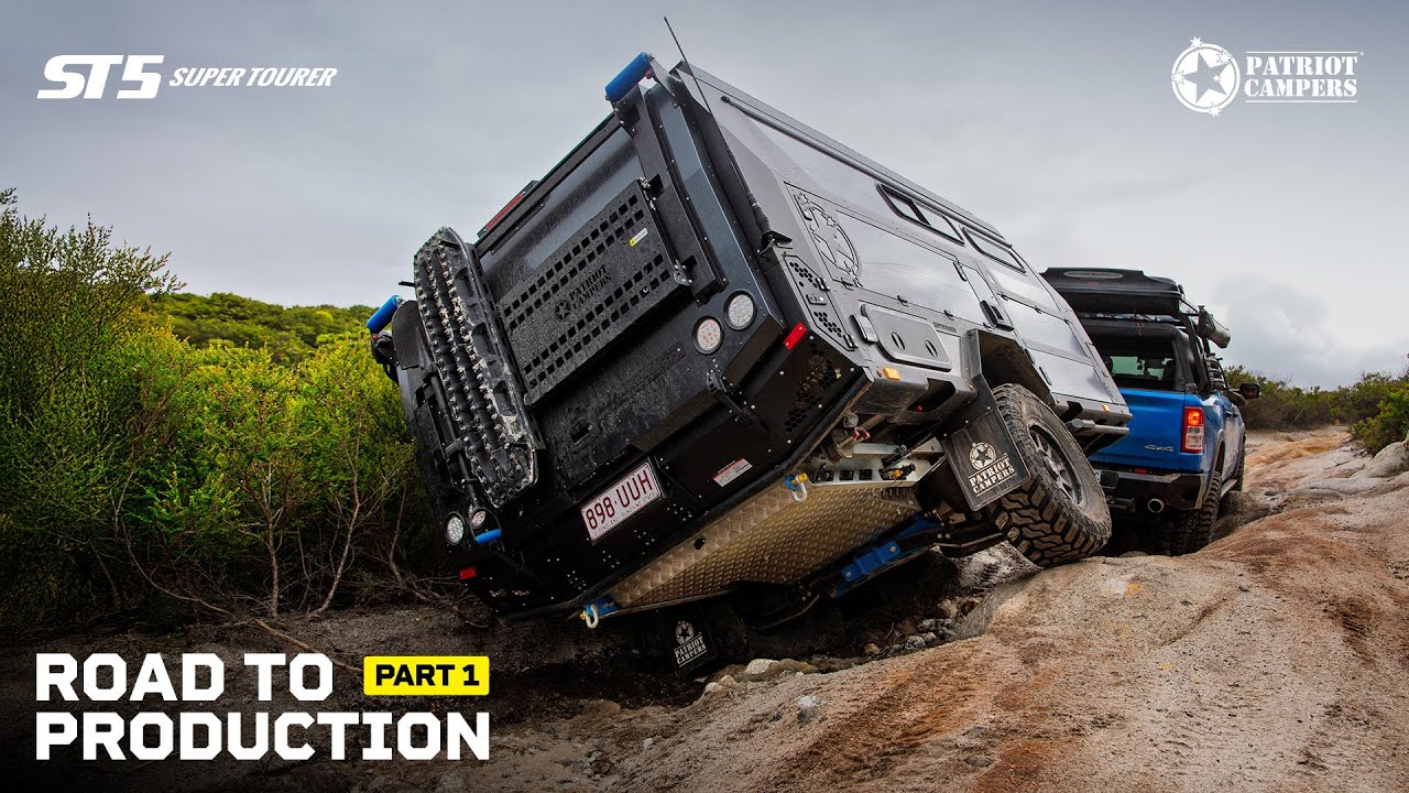 TRINAMIC Changes Off Road Trailer Suspension Forever! - Patriot Campers ST5 Supertourer