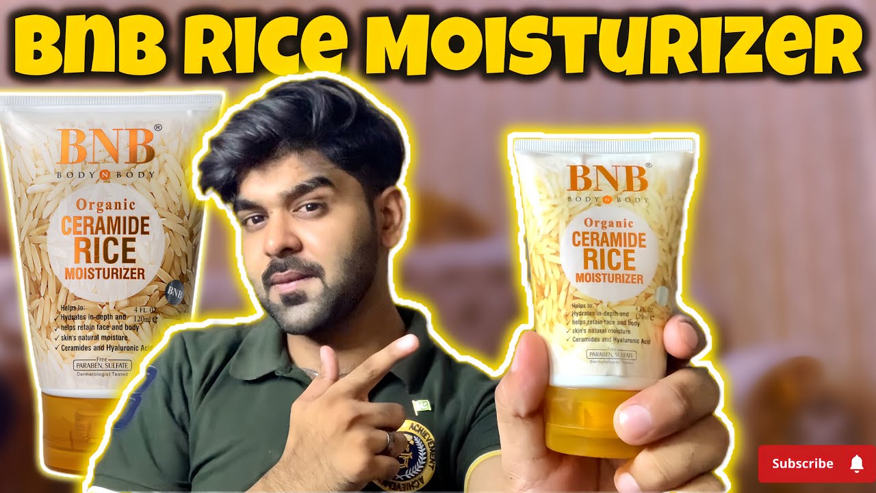 BnB Ceramide Rice Moisturizer Honest Review | Best Moisturizer for Dry Skin | Non Greasy Moisturizer