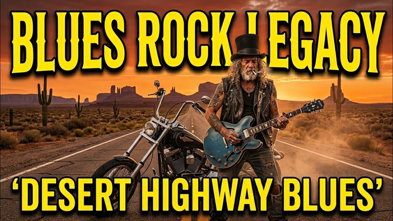 Dusty Roads & Burning Strings &ndash; Sunset Blues Rock Ride 🛣️🔥.