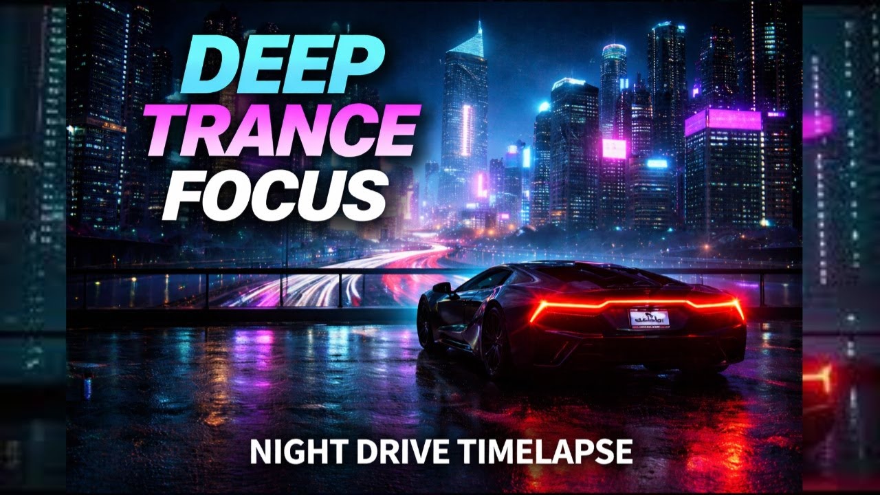 Cyberpunk Night Driving | Original EDM Trance for Maximum Concentration