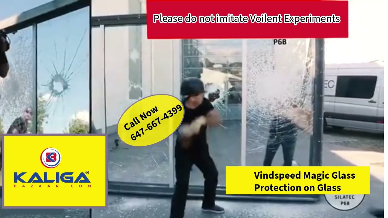 STOP Burglars COLD! 🥶 Vindspeed Glass Protection SHOCKPROOF Door and Window Film Test