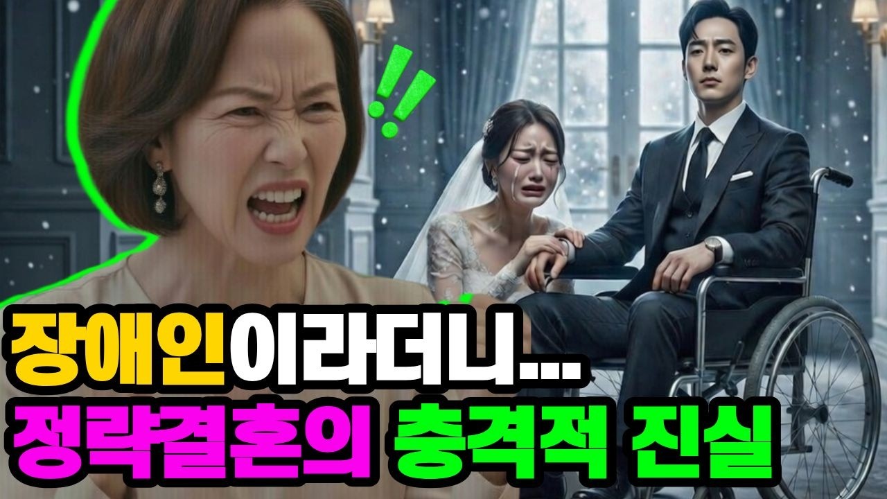 10억 빚 때문에 장애인 재벌집 남편과 결혼했습니다