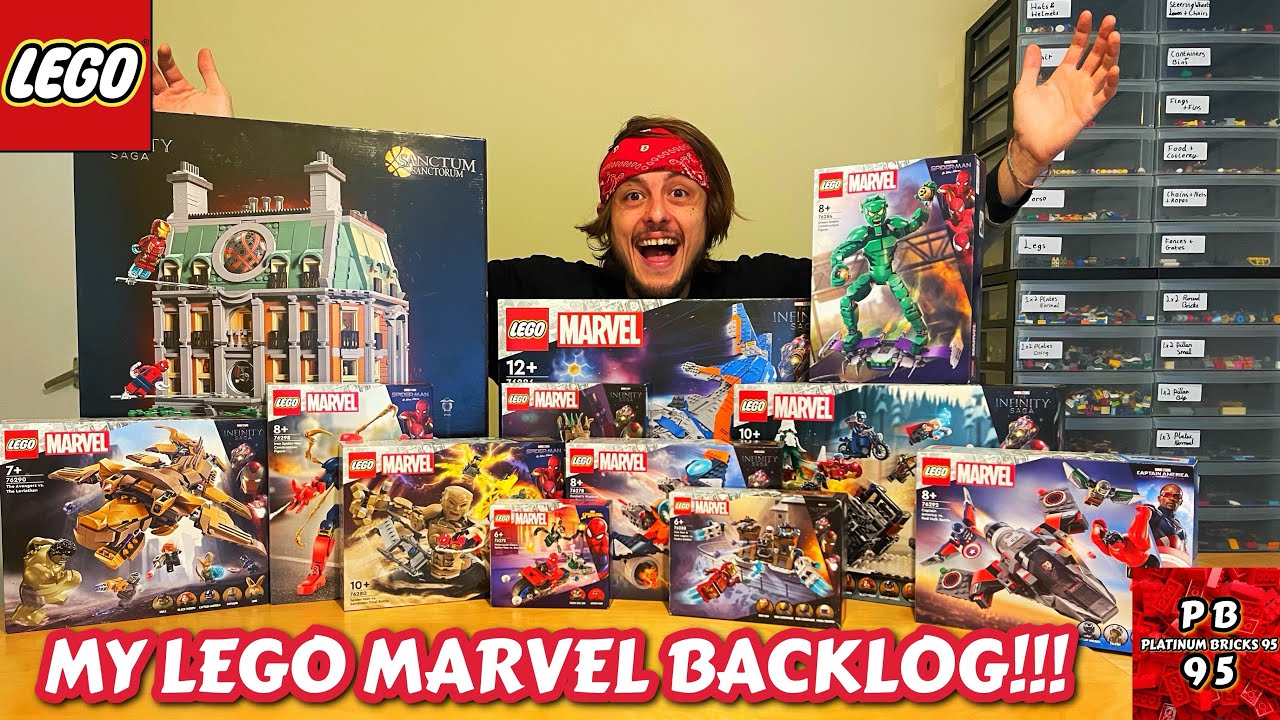 MY LEGO MARVEL BACKLOG!!!