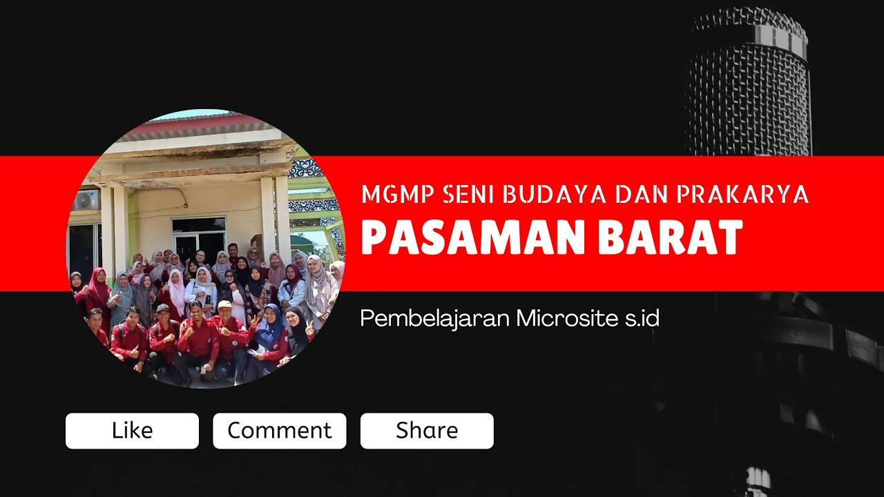 Pembelajaran Microsite s.id MGMP SENI BUDAYA DAN PRAKARYA