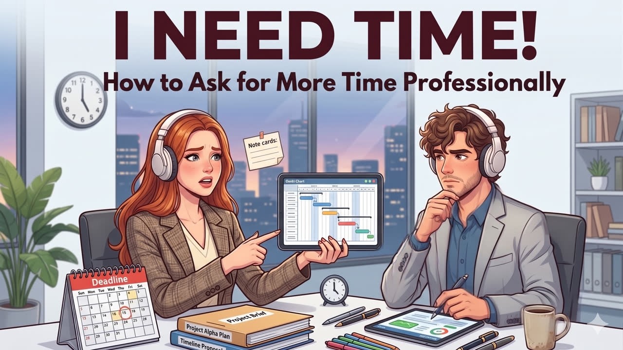 Asking for a Deadline Extension | Slow English Podcast | Fluent English Starts Here