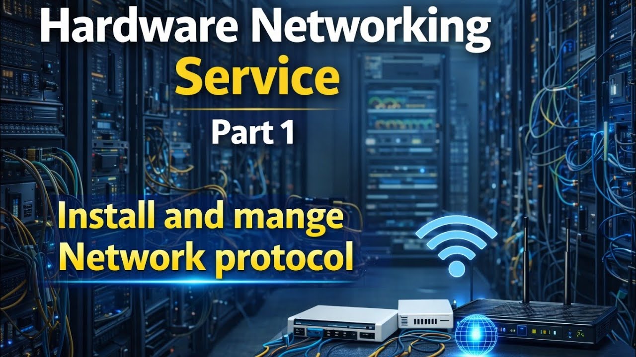 አስፈላጊ ክፍል ማየት ያልባቹ  Install and Manage Network protocol Part one 