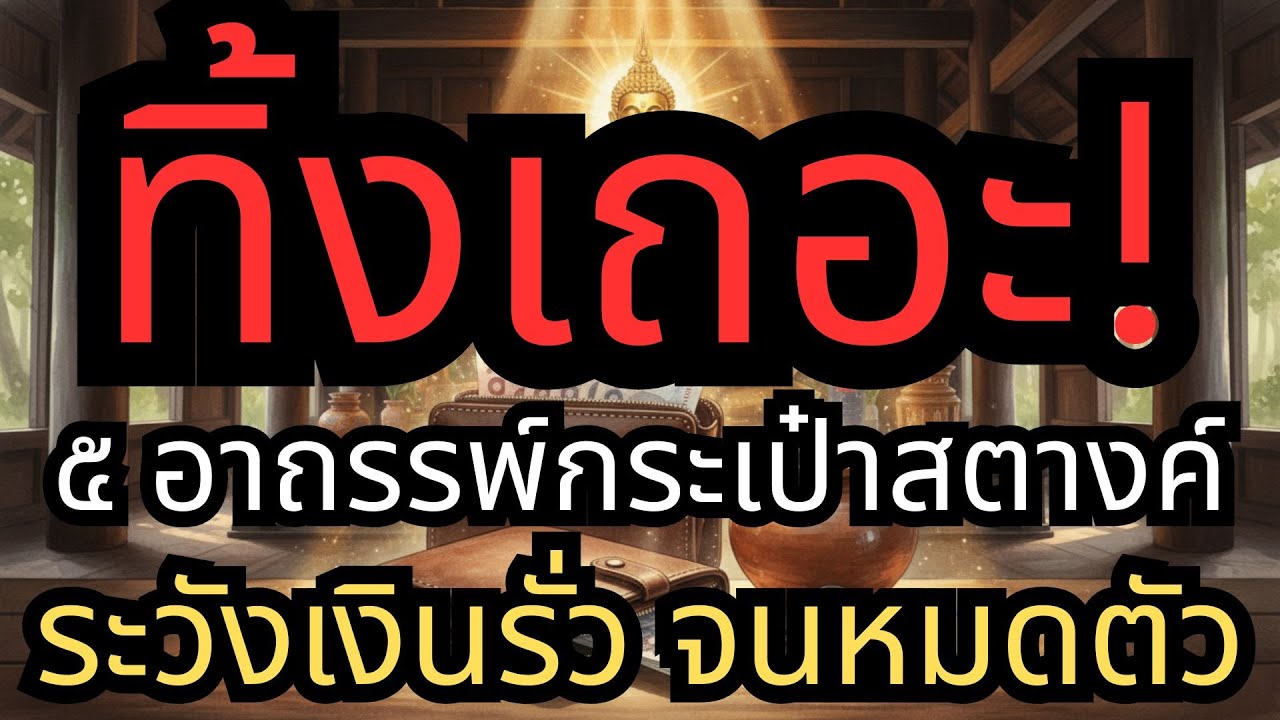 เช็คด่วน! 5 อาถรรพ์กระเป๋าสตางค์ ยิ่งพกยิ่งจน พร้อมวิธีแก้เคล็ดเรียกทรัพย์ทันที