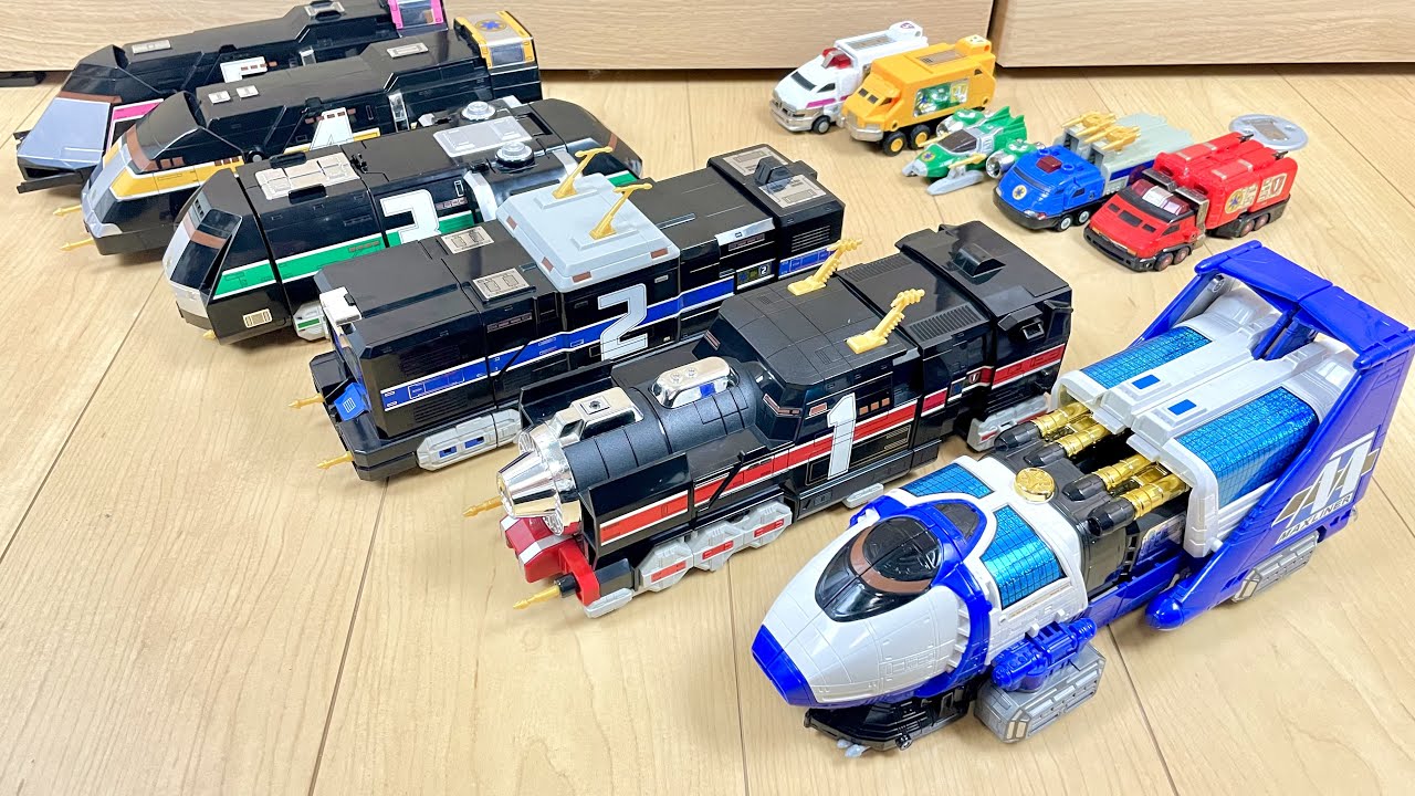 【PowerRangers Lightspeed Rescue】ソーラー発電シャトル！？ゴーゴーファイブのライナーボーイで遊んでみた