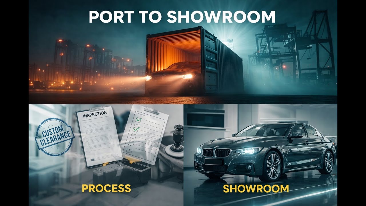 PORT থেকে SHOWROOM পর্যন্ত কী হয়? গাড়ির আসল জার্নি দেখুন লাইভ!