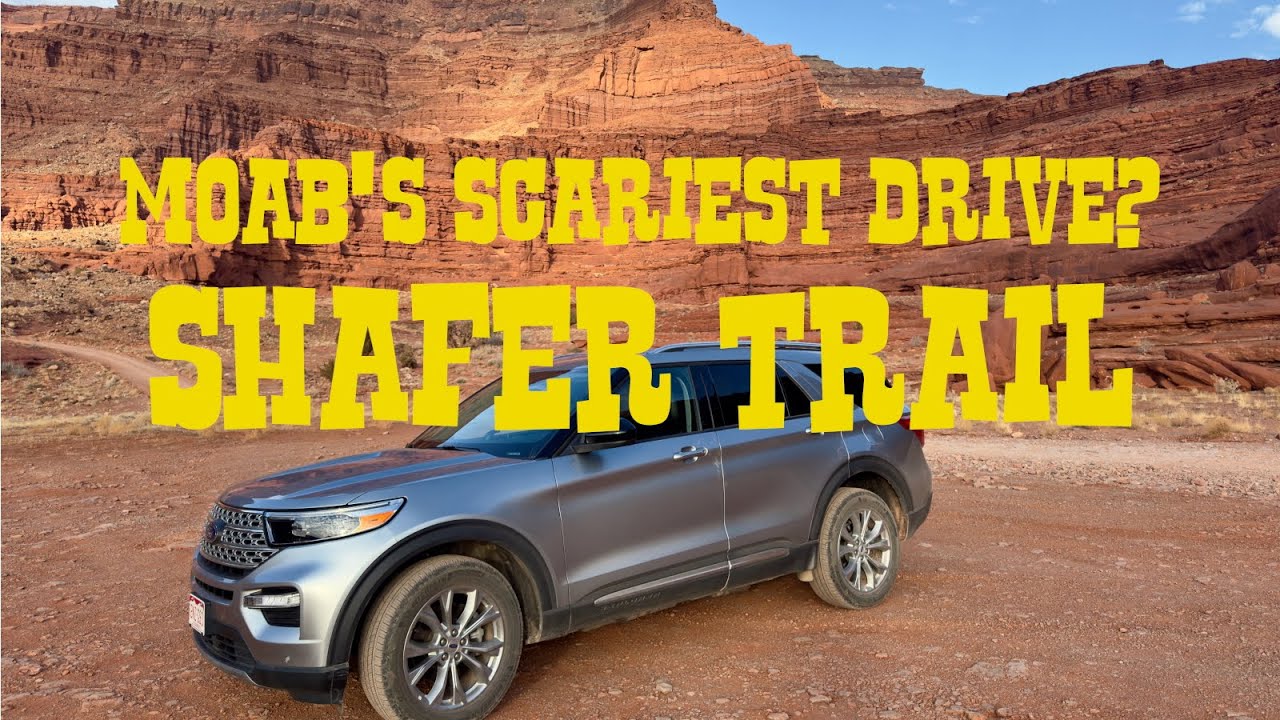Shafer Trail in Moab - complete drive bottom to top
