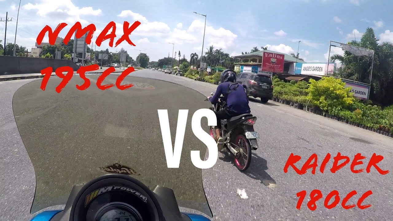 NMAX 195CC VS RAIDER 177CC TEST RUN