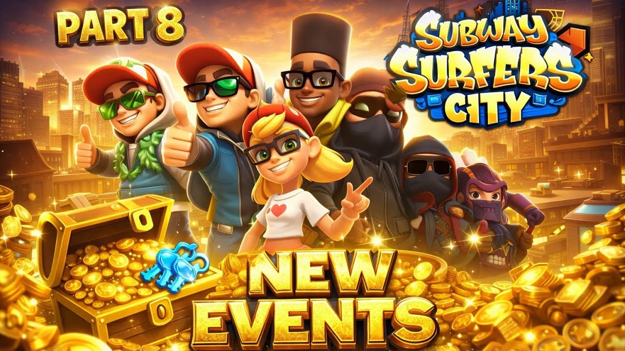 Subway Surfers City - Gameplay Walkthrough Part 8 (İOS, Android)