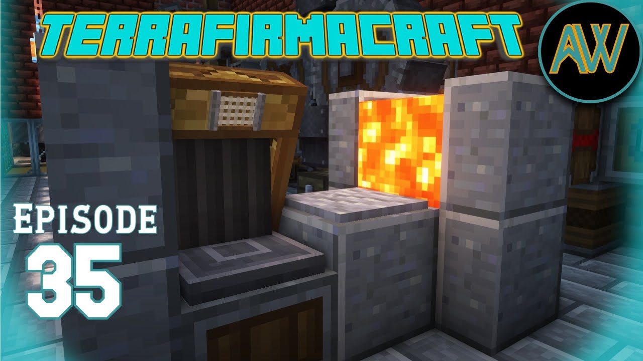 Playing with fire, well Lava - TerraFirmaCraft Ep. 35